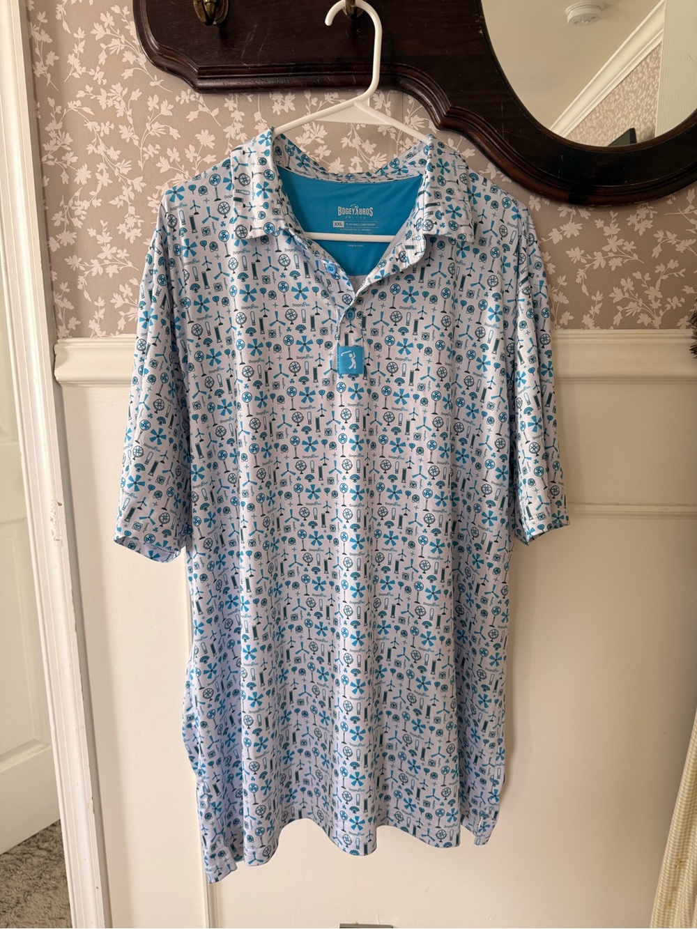 Bogeybros fans golf shirt